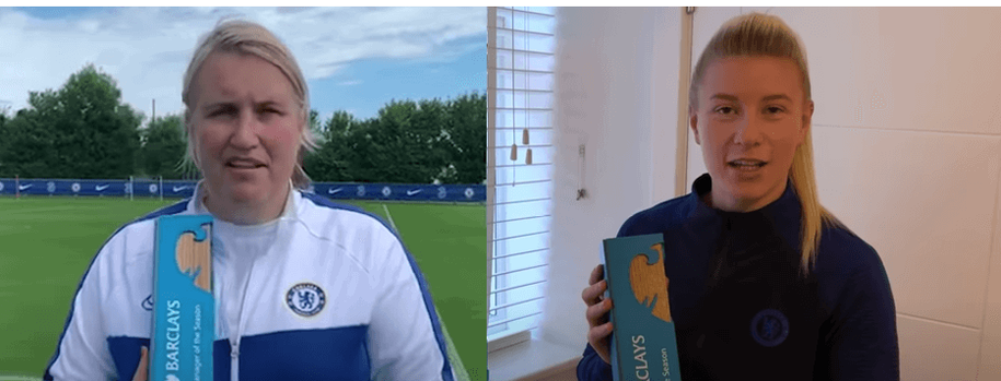 Hayes and England at the double for Chelsea in Barclays FA WSL Awards 2019/20