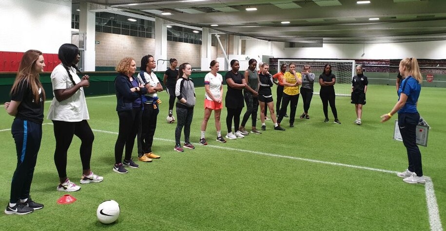 #WhatIf the 100 FC female coaching programme was up and running? Well it is...and proving a big hit!