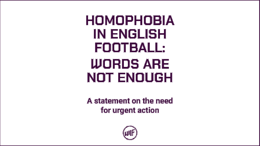 OUR JOINT STATEMENT ON HOMOPHOBIC ABUSE