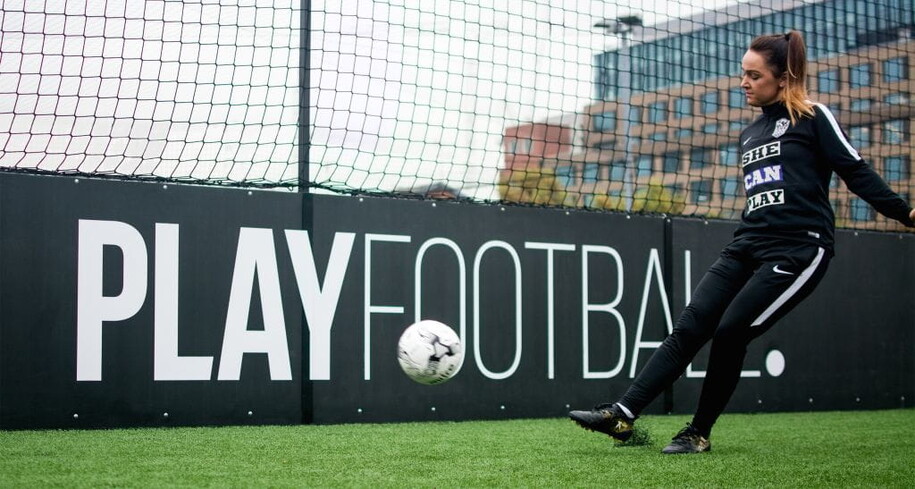 'She Can Play' and PlayFootball team up for nationwide girls' coaching programme