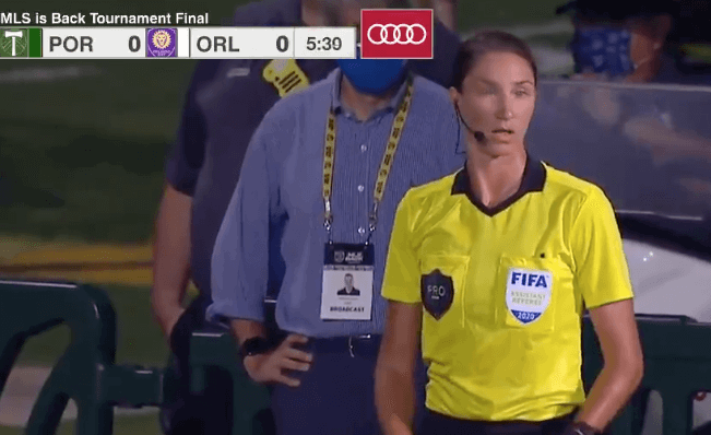 Referee Kathryn Nesbitt makes MLS history