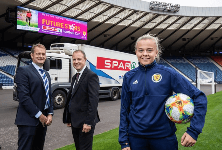 New schoolgirls' cup competition announced as Scottish FA and Spar extend partnership deal